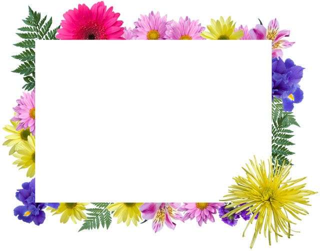 Cartolina con i fiori