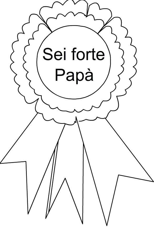 Coccarda per papà