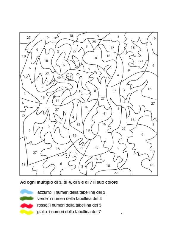Colorare con la matematica