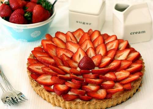 Crostata con le fragole