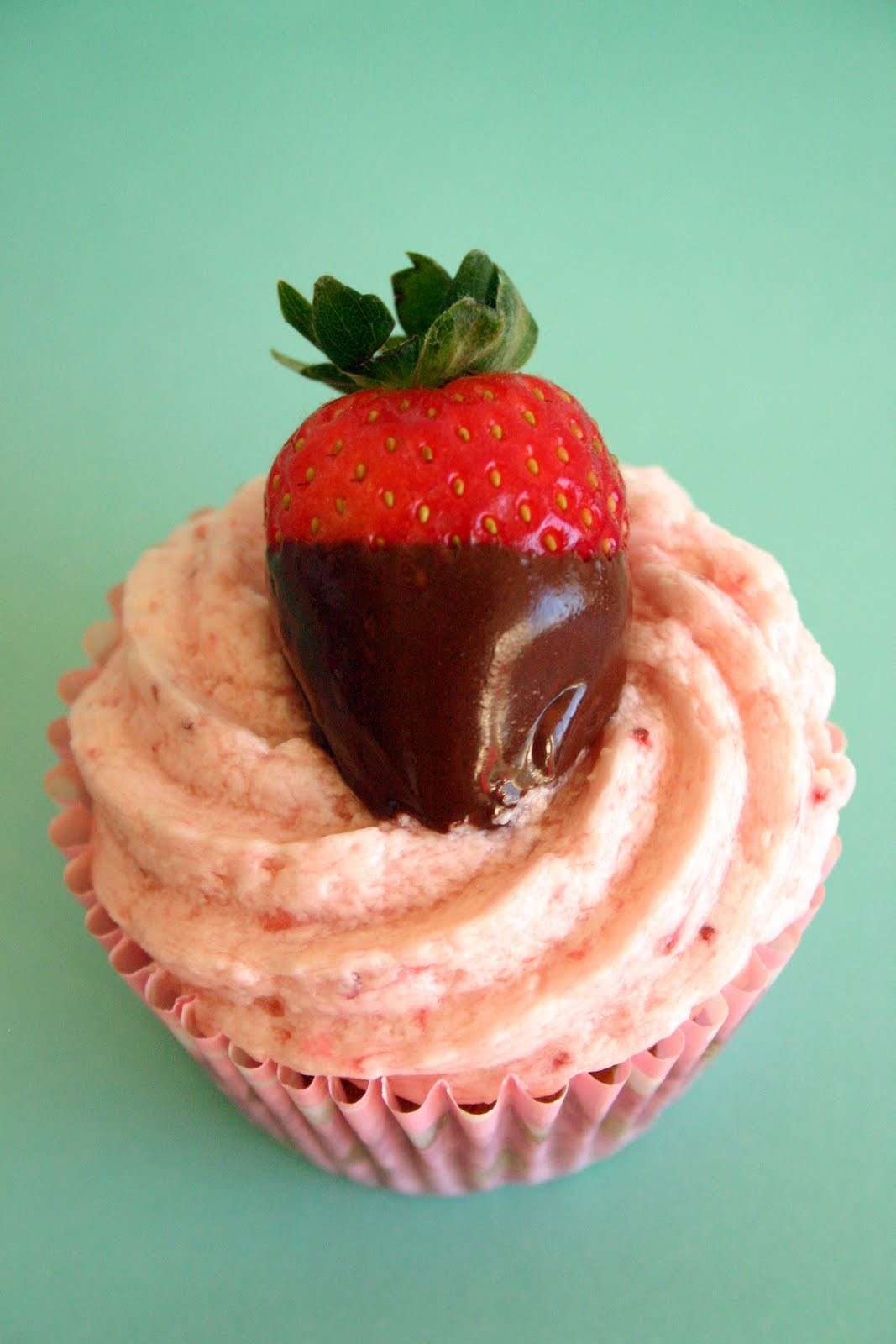 Cupcake con fragola