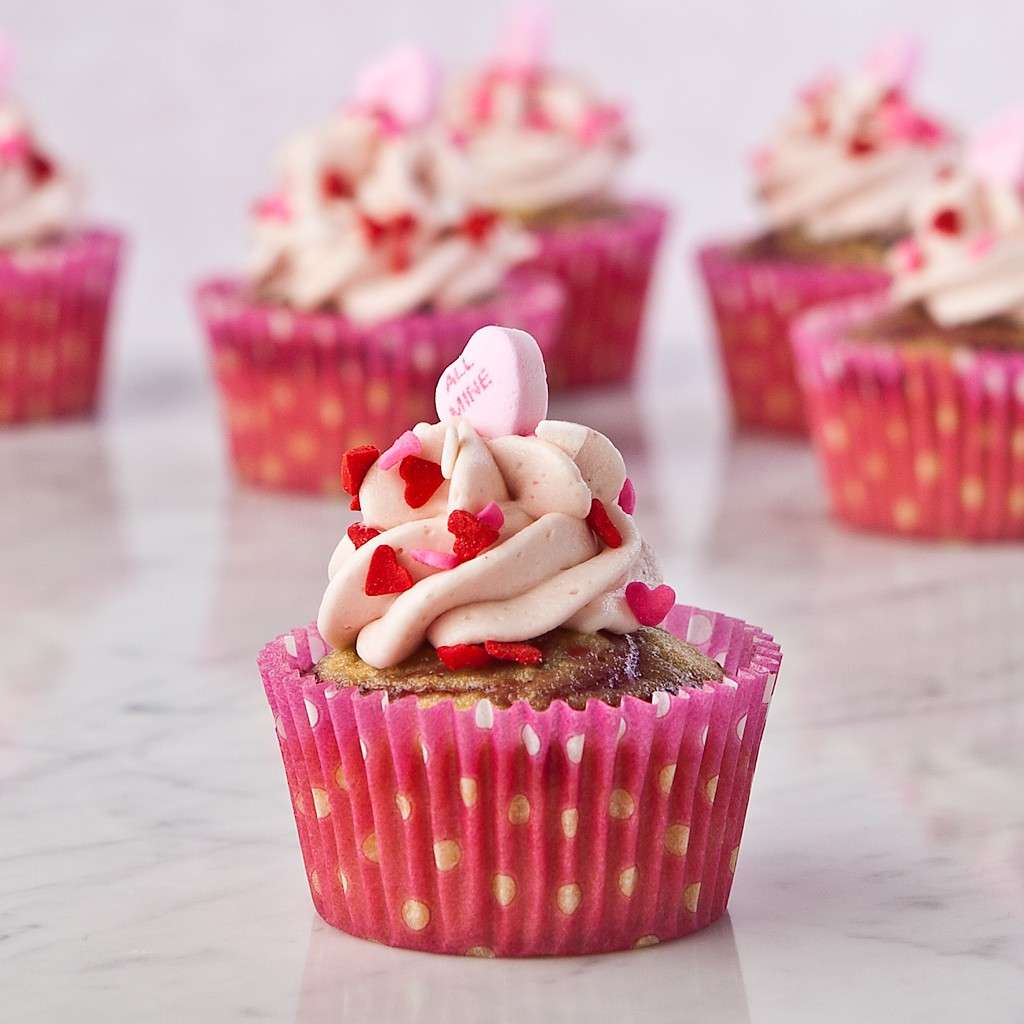 Cupcake con glassa alla vaniglia