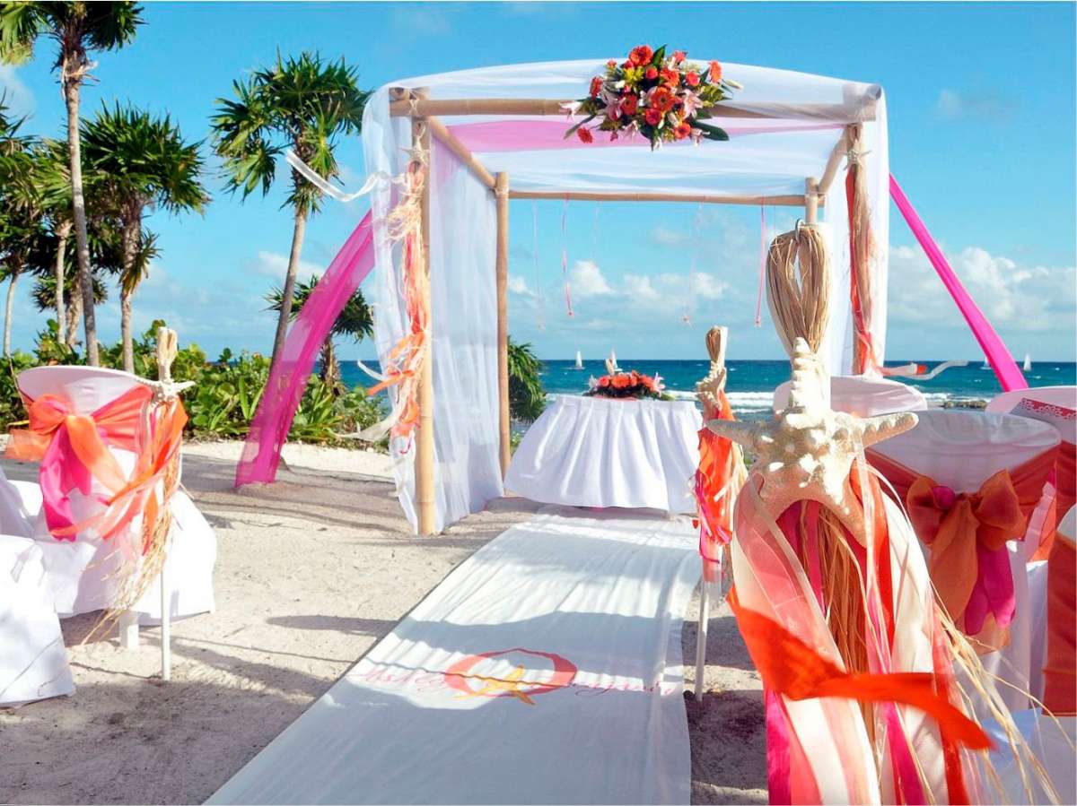 Decorazioni per matrimonio al mare