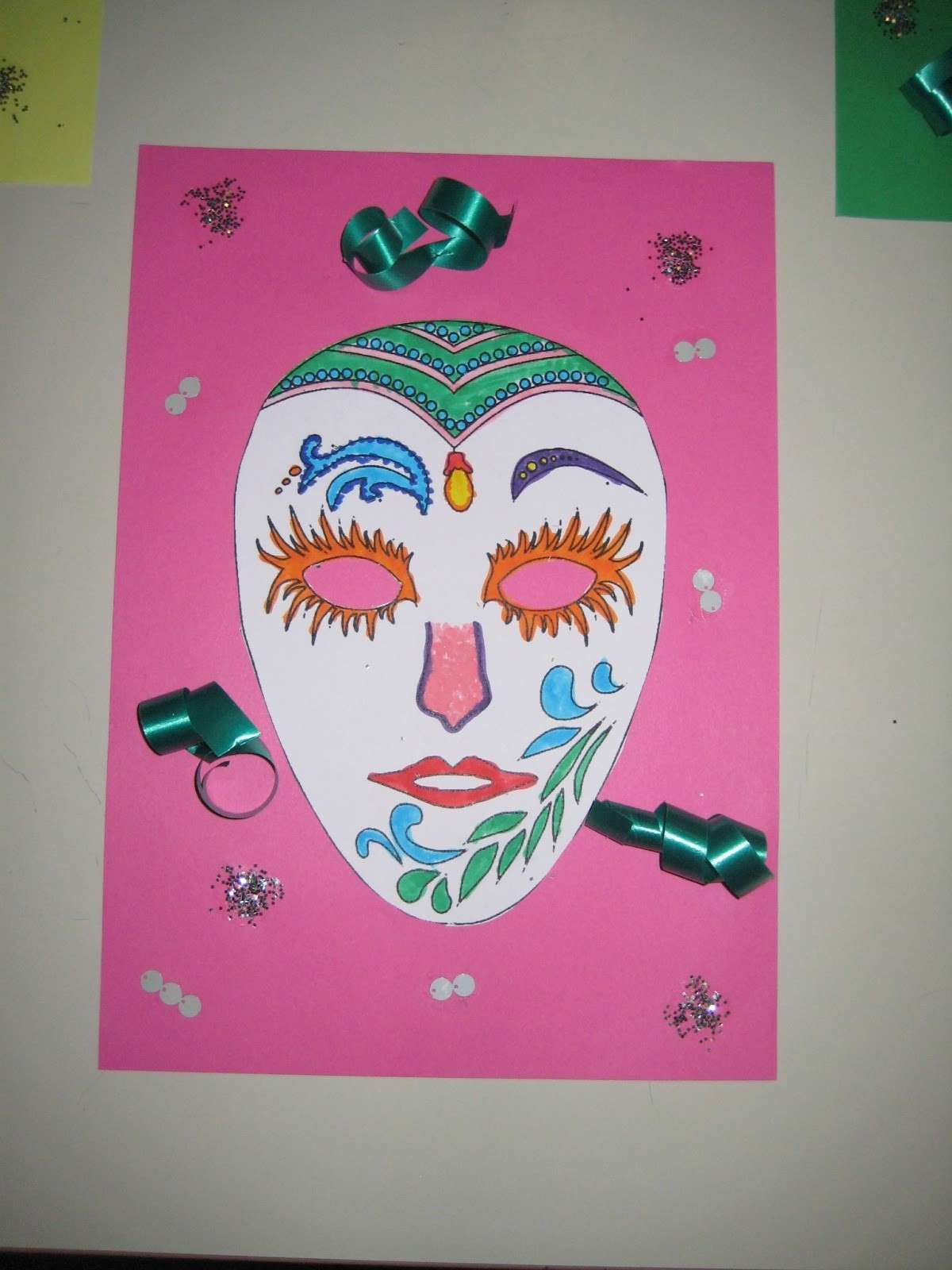 Disegno di una maschera
