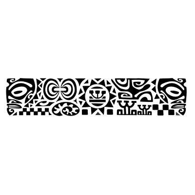 Disegno maori per il braccio