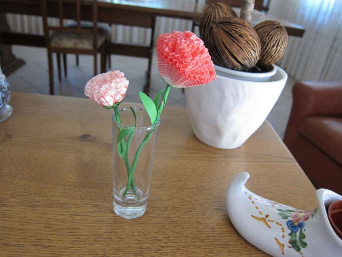 Fiori fai da te con pirottini