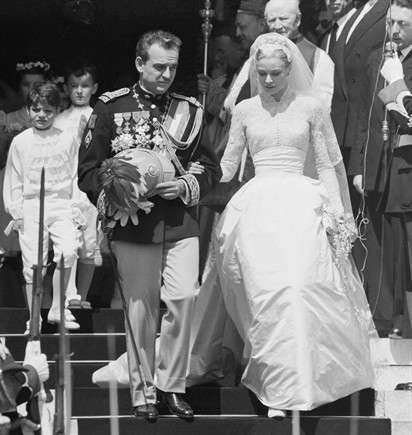 Grace Kelly n abito da sposa