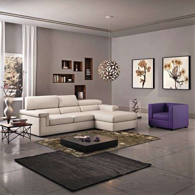 Il divano Malia: volumi ben definiti, proporzioni misurate