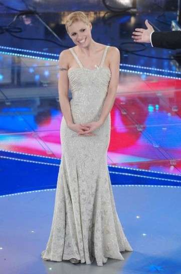 Il look di Michelle Hunziker a Sanremo 2007
