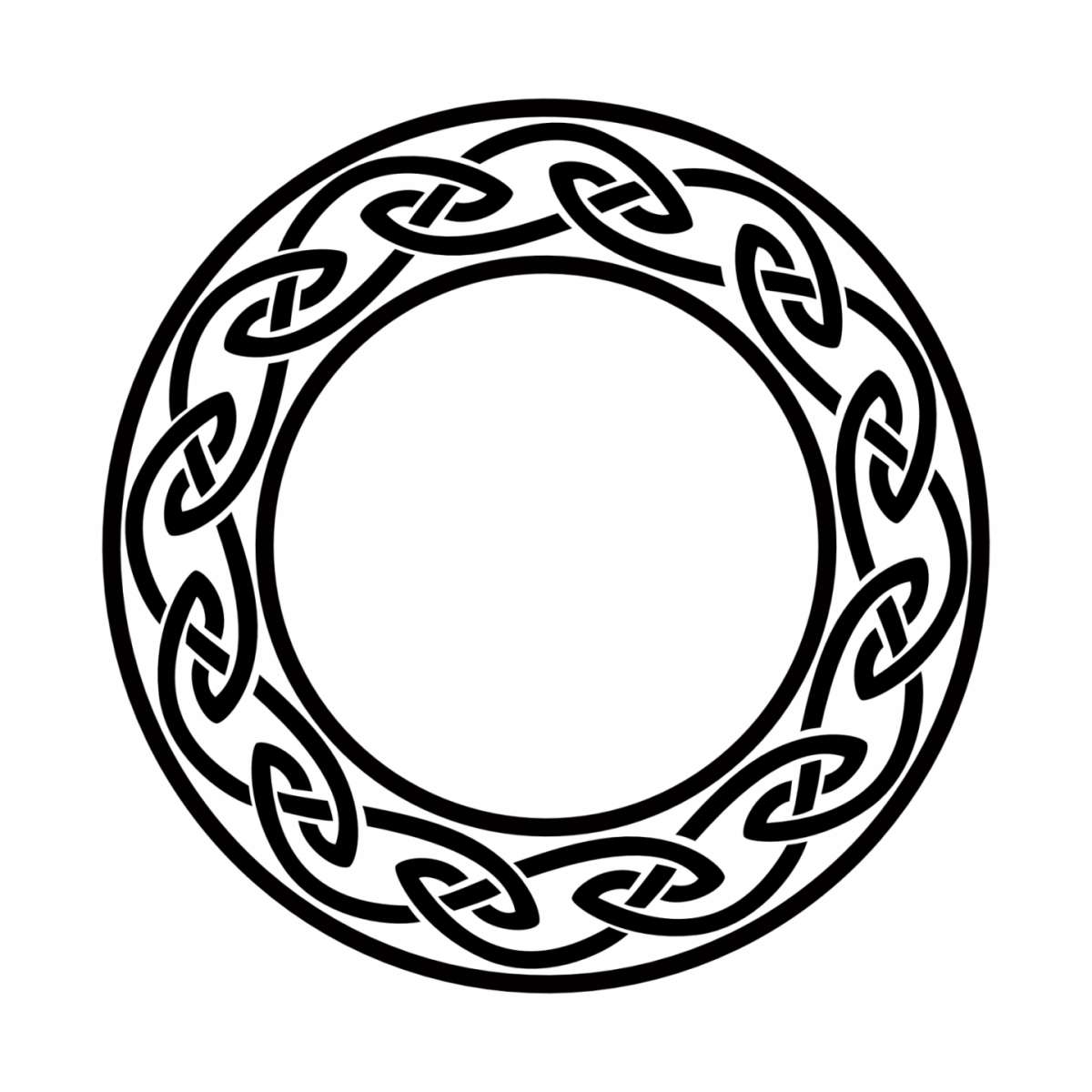 Irish circle per tatuaggio bracciale