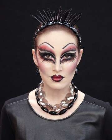 Make up stravagante da diavoletta