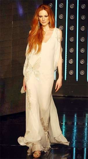 Marta Cecchetto in Valentino nel 2006