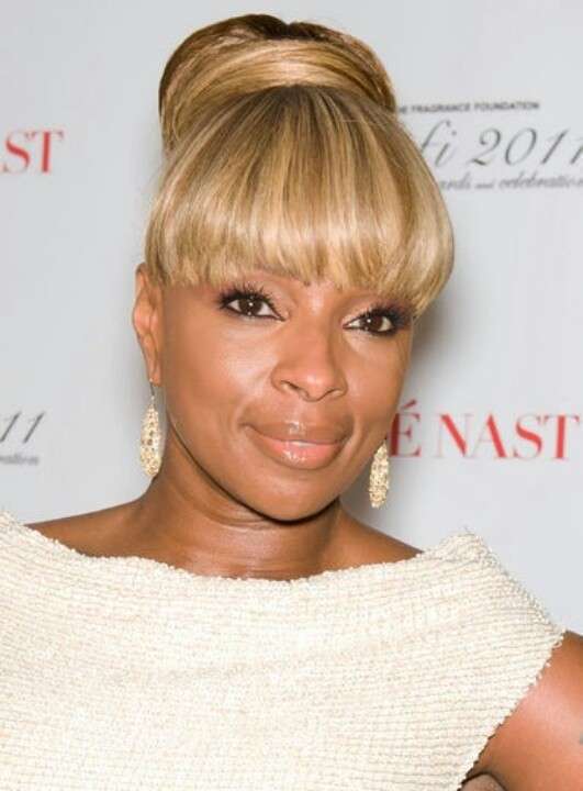 Mary J Blige beauty look