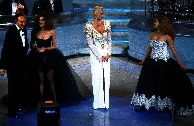 Milly Carlucci, Brigitte Nielsen e Alba Parietti