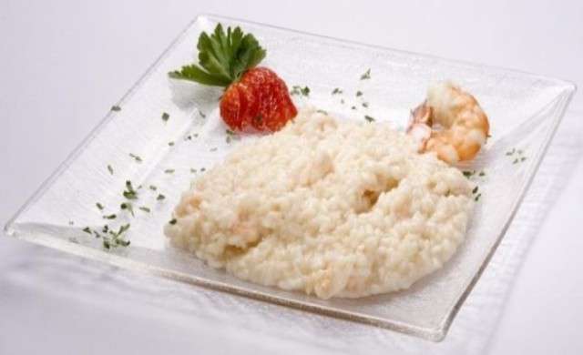 Risotto allo champagne