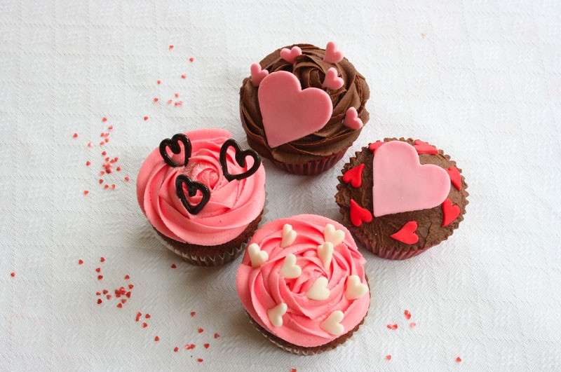 Romantici cupcake