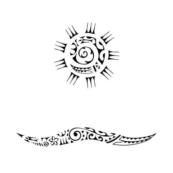Tatuaggio bracciale con simbolo maori della rinascita