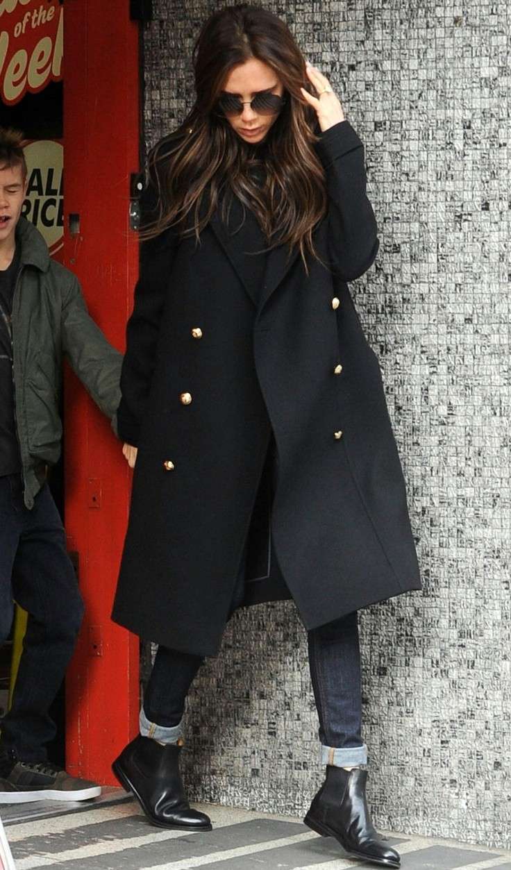 Victoria Beckham con Chelsea Boots