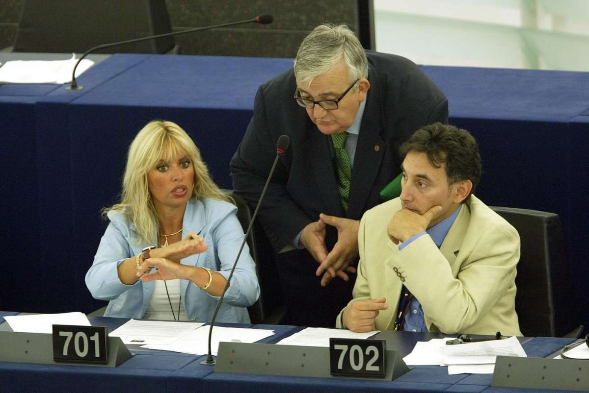 Alessandra Mussolini al Consiglio Europeo