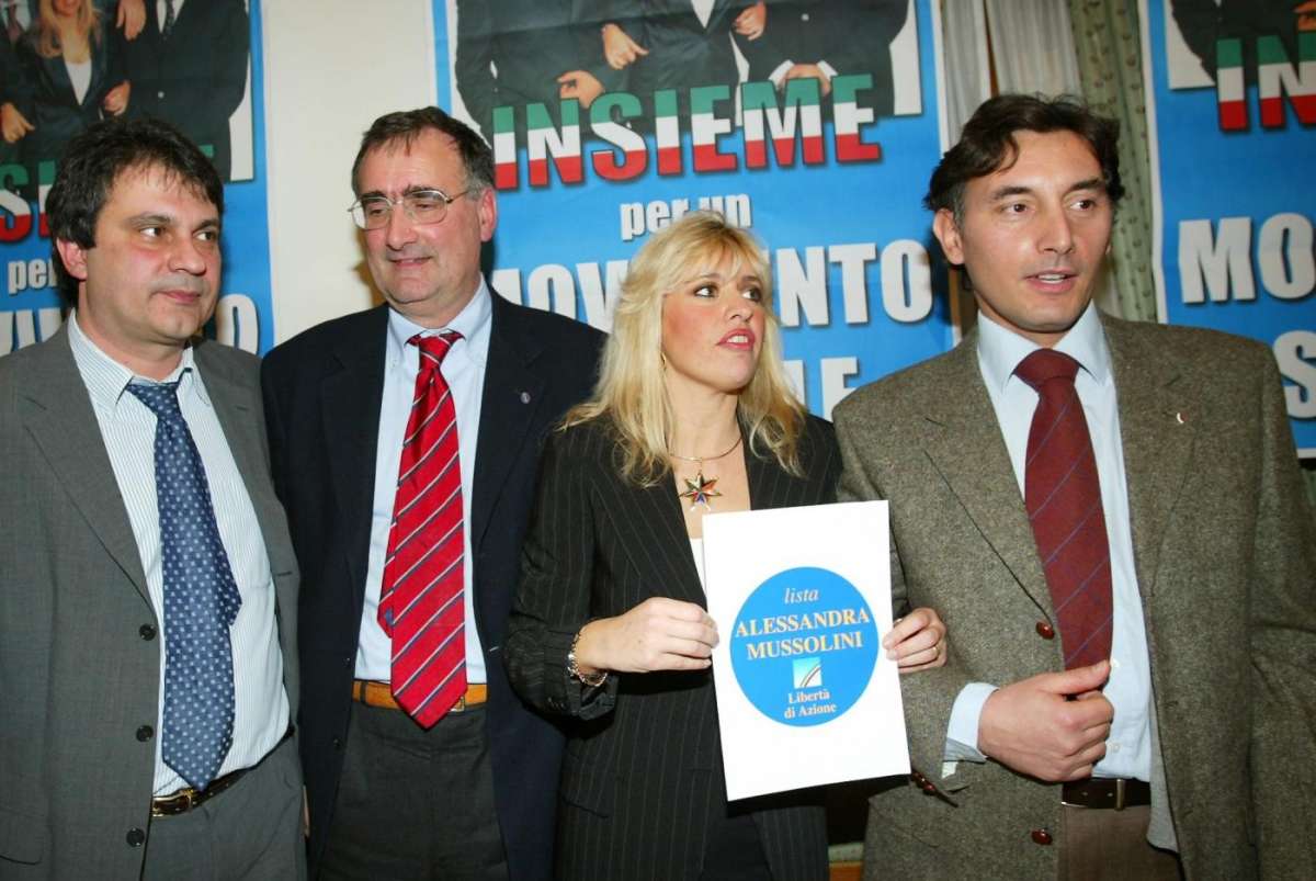 Alessandra Mussolini e colleghi