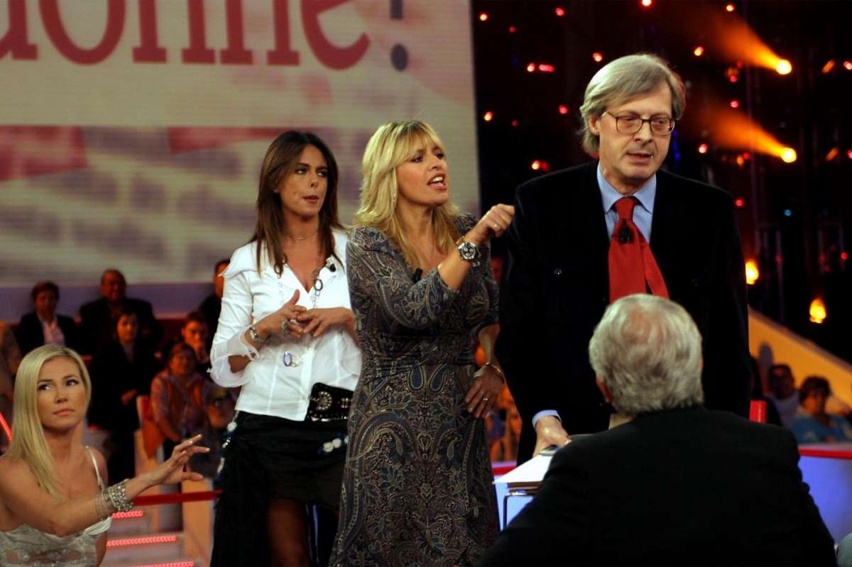 Alessandra Mussolini e Vittorio Sgarbi