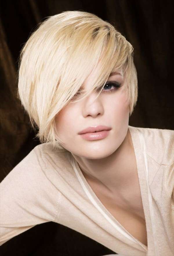 Asymmetrical haircut fine hair 2014