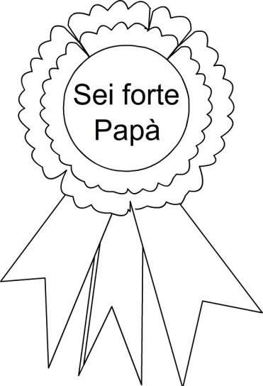 Biglietto cocccarda per papà