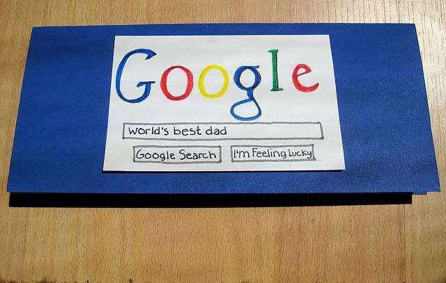 Biglietto Google per papà