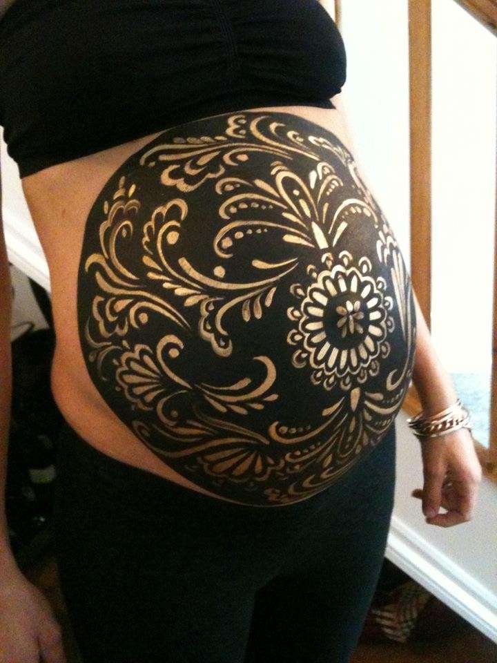 Bump Painting per il pancione