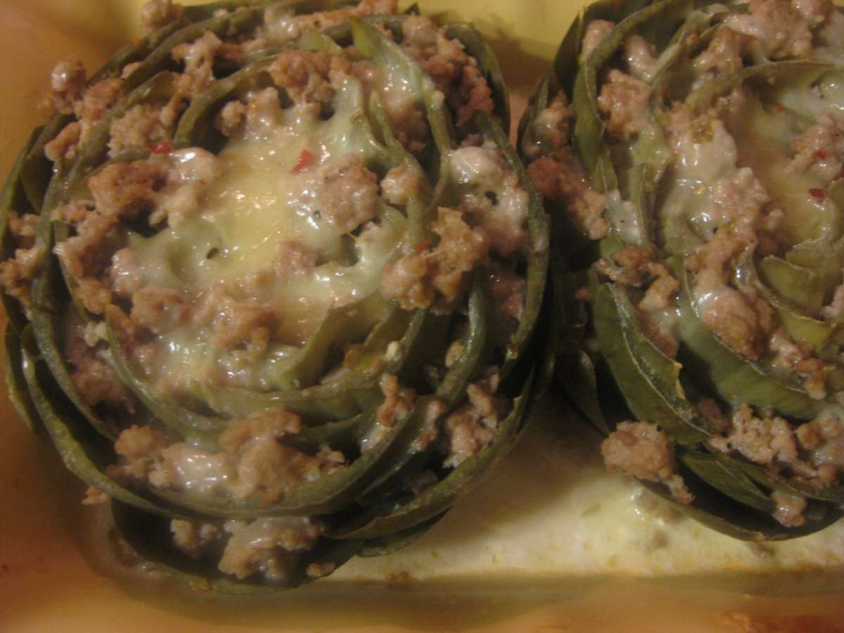 Carciofi con mozzarella