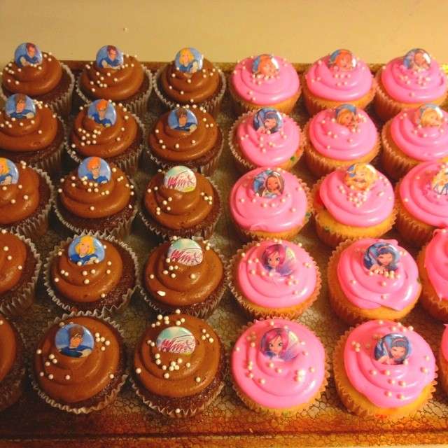 Cupcakes cioccolato delle Winx