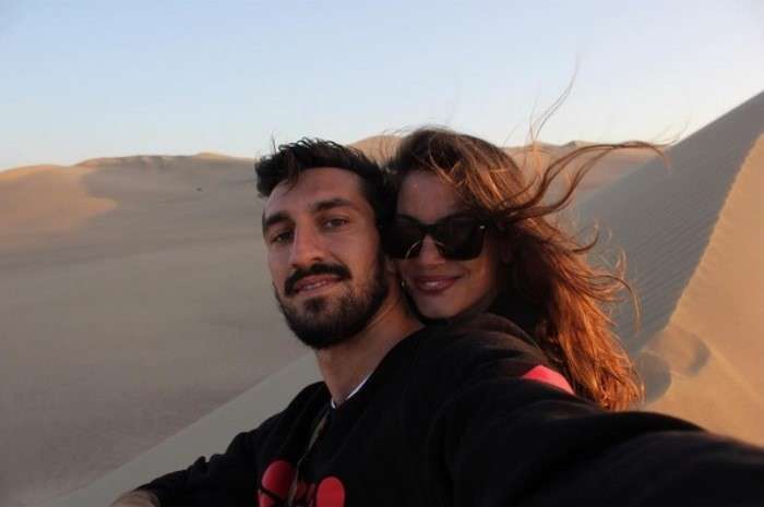 Davide Astori e Francesca Fioretti nel deserto