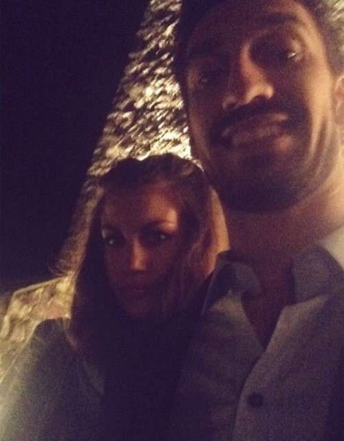 Davide Astori felice con Francesca Fioretti