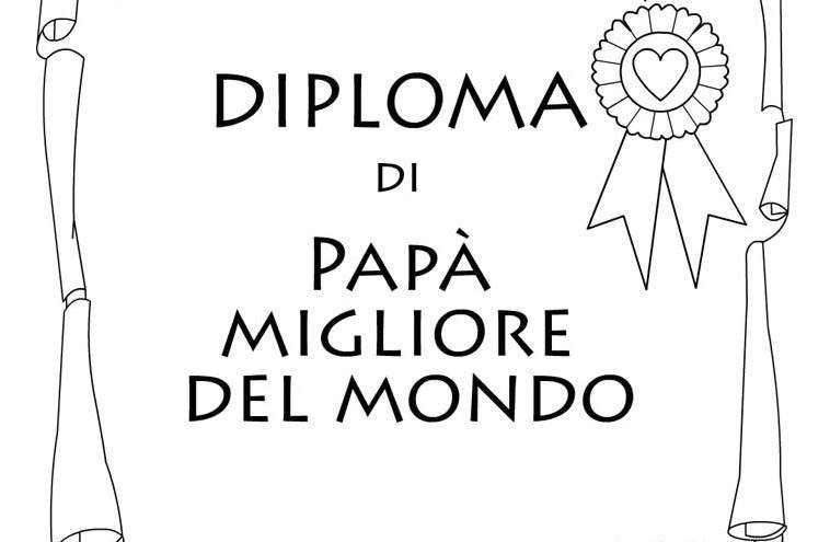 Diploma per il papà