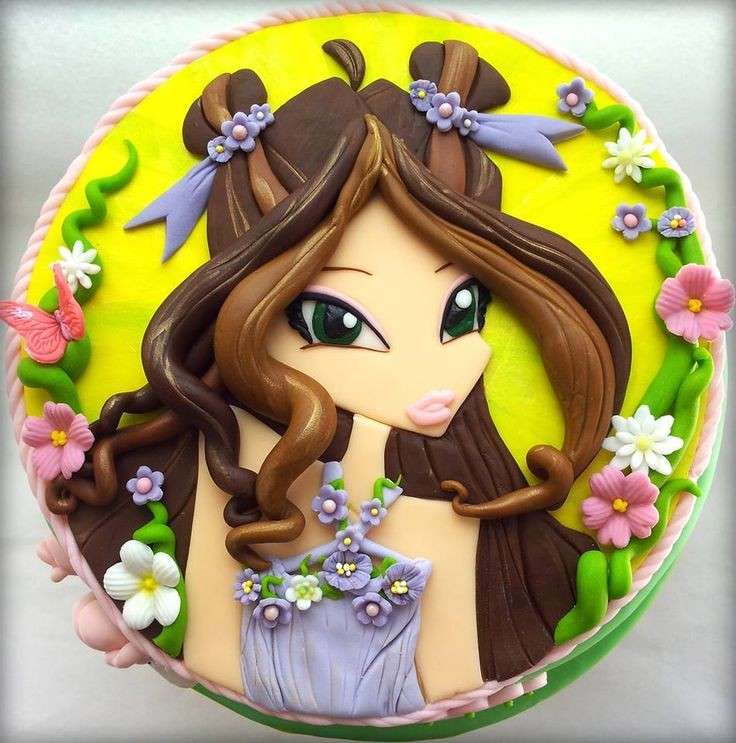 La torta gialla delle Winx