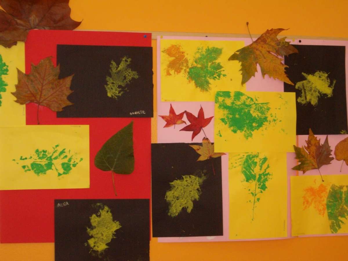 Lavoretti creativi con le foglie