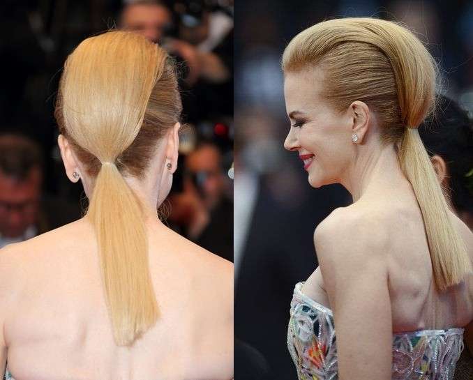 Nicole Kidman con coda a cresta