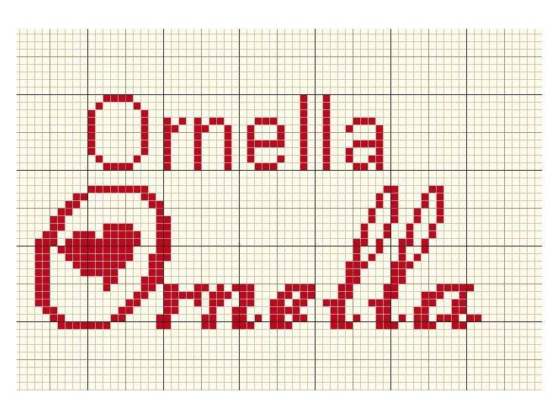 Ornella a punto croce