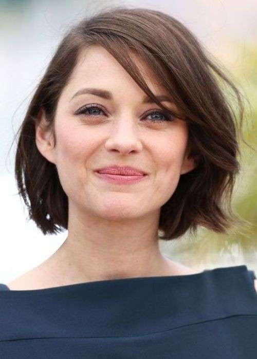 Taglio e acconciatura capelli fini di Marion Cotillard 2014