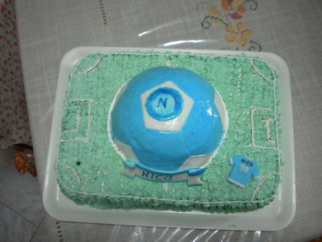 Torta campo di calcio