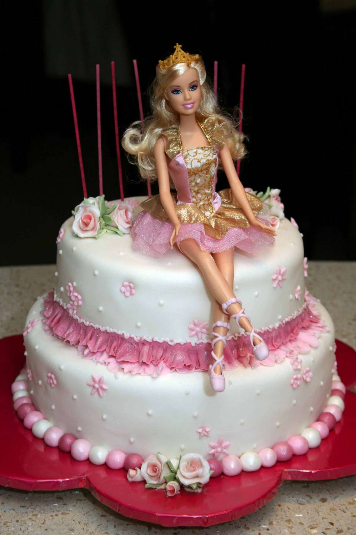 Torta con Barbie