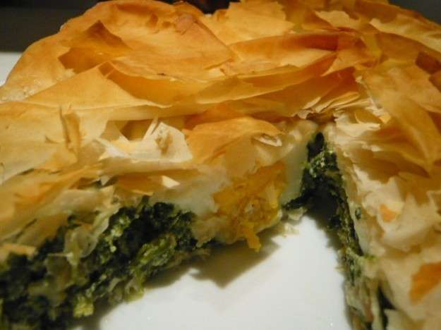 Torta pasqualina in pasta filo