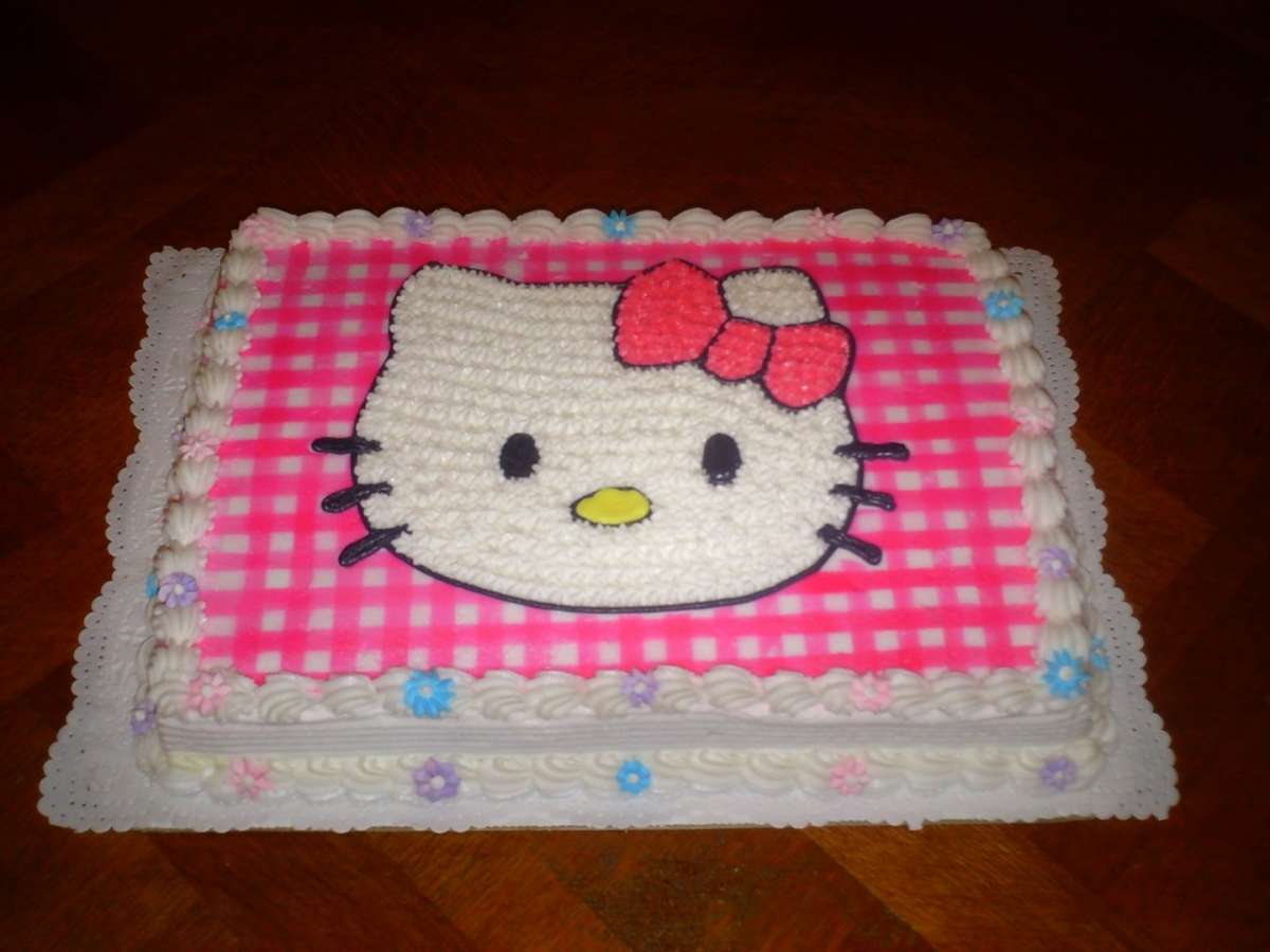 Torta semplice di Hello Kitty