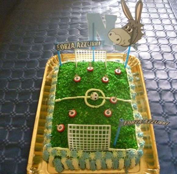 Torta stadio del Napoli