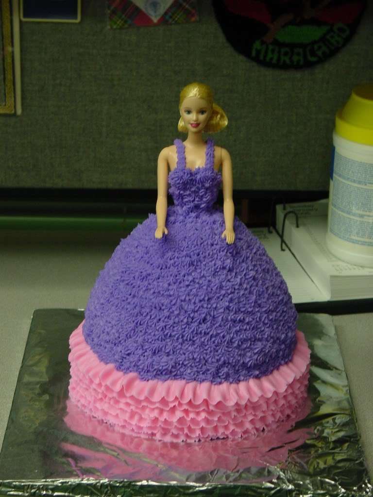 Torta viola e rosa