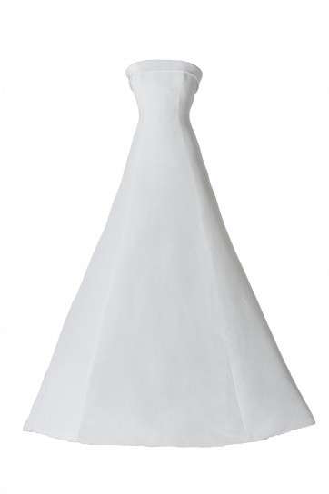 Vestito da sposa classico senza spalline