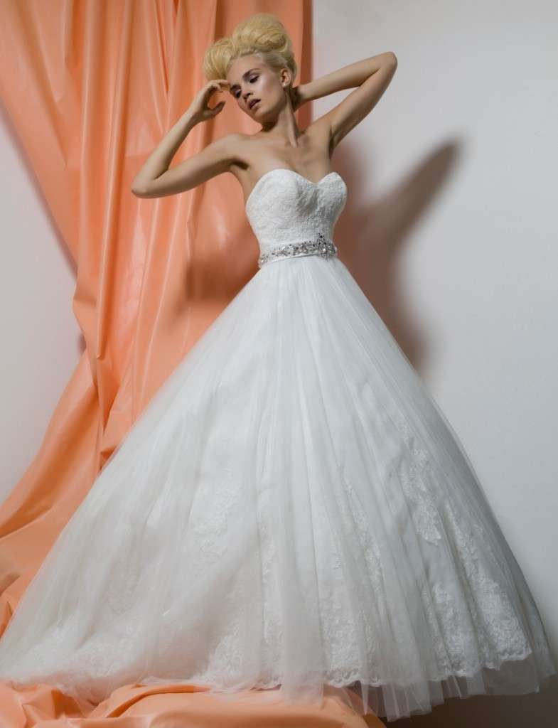 Abito ballgown in tulle