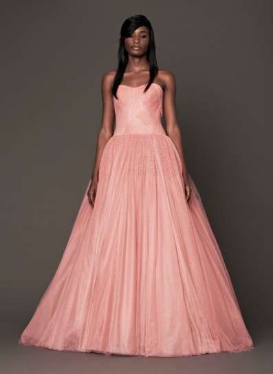 Abito da sposa colorato Vera Wang 2014