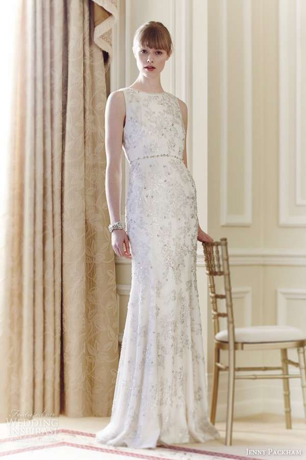 Abito ricamato Jenny Packham 2014