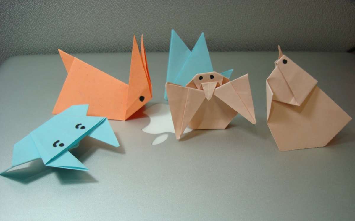 Animaletti con origami per Pasqua